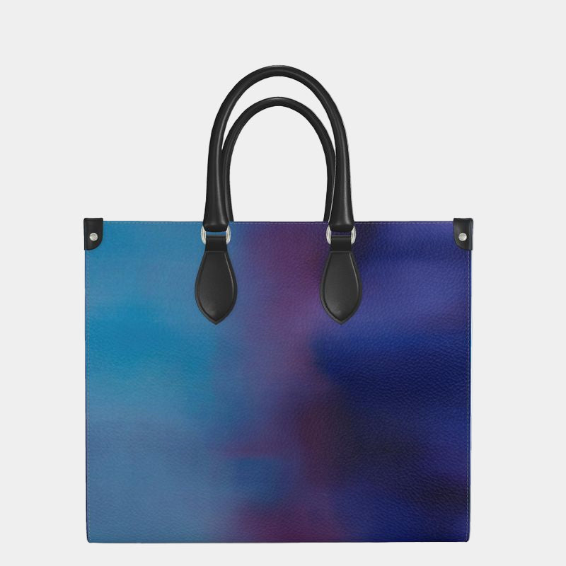 Wistful Mirage Leather Shopper Bag — leather tote bag by Honesty Brutal