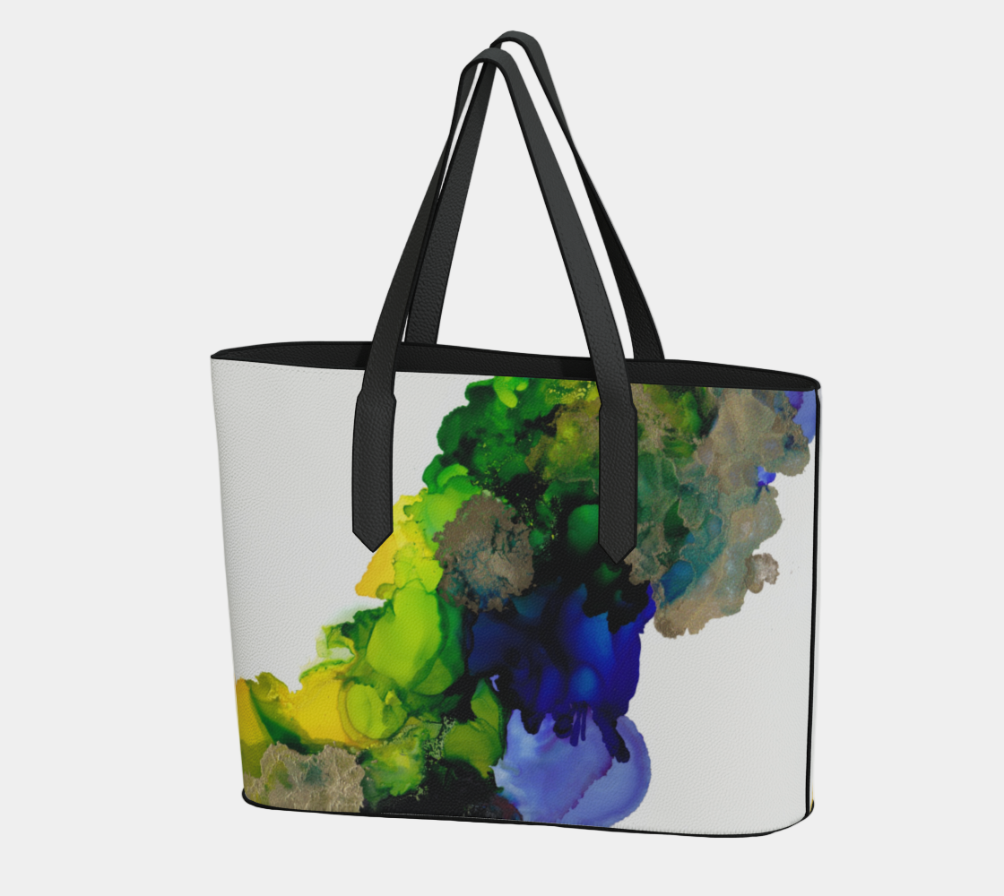 Serpentine Vegan Tote Bag — vegan leather tote bag by Honesty Brutal