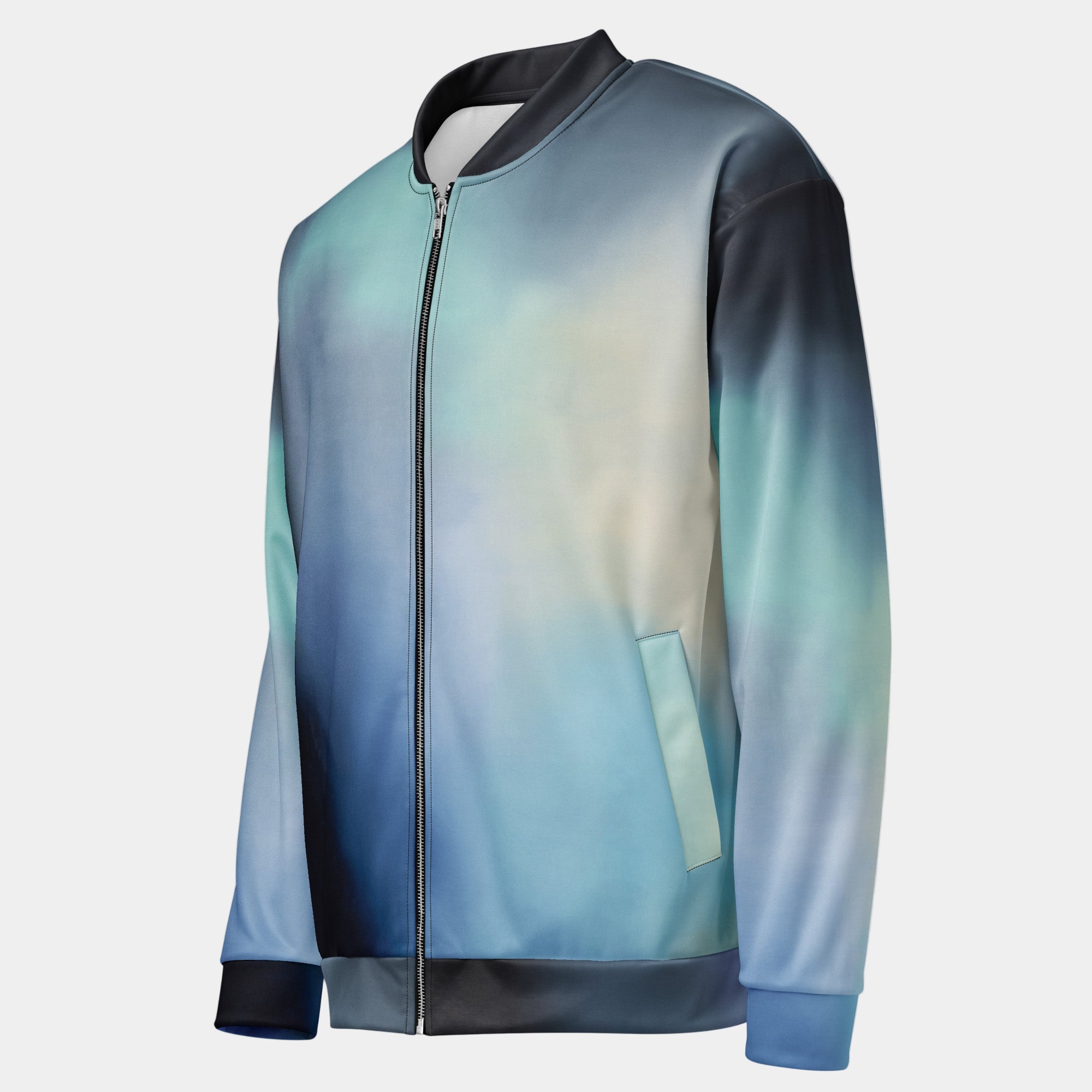 Glacial Echo Bomber Jacket