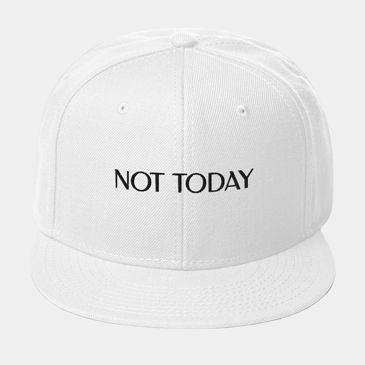 Not Today Cap — statement dad hat by Honesty Brutal (view 2)