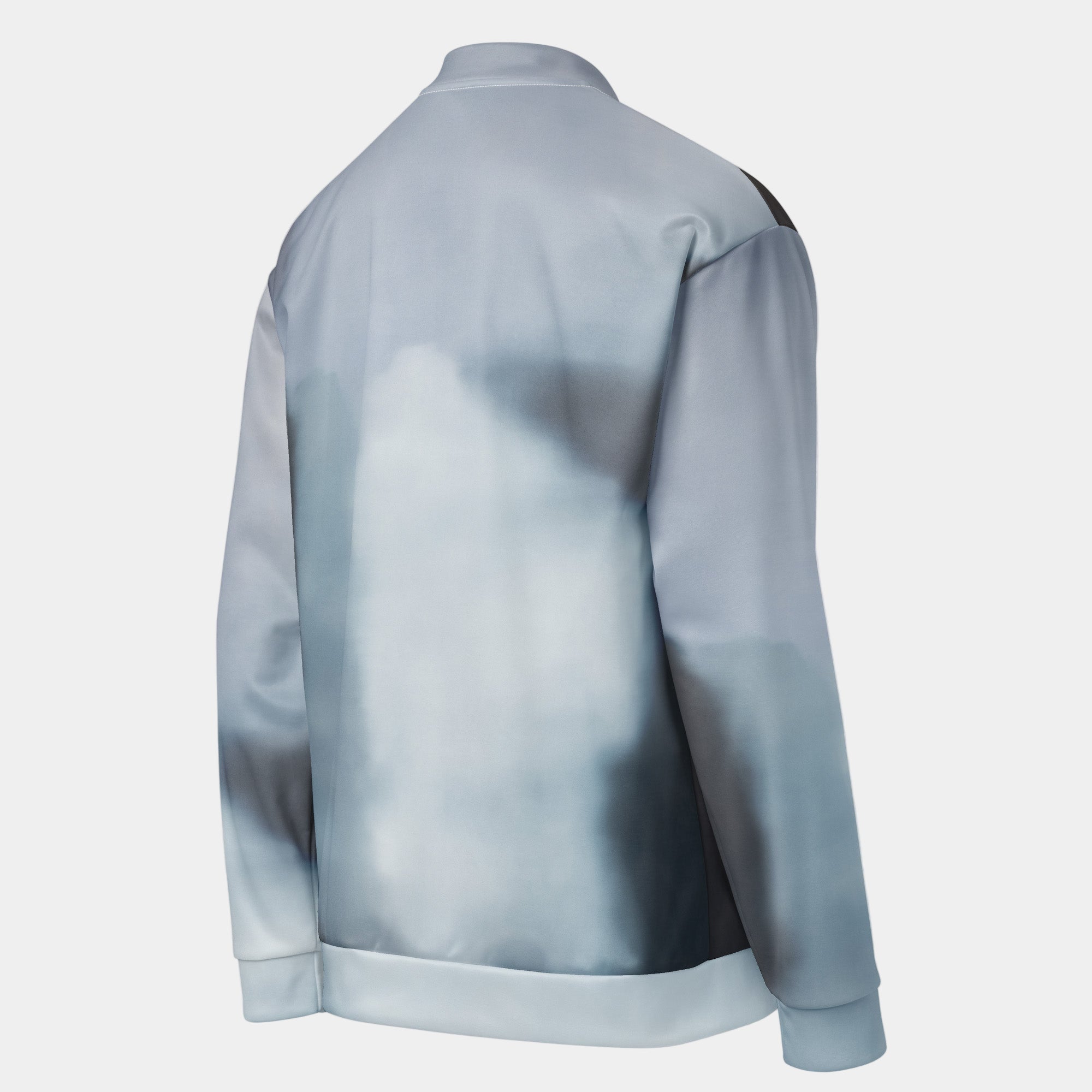 Light blue jacket on a textured white background